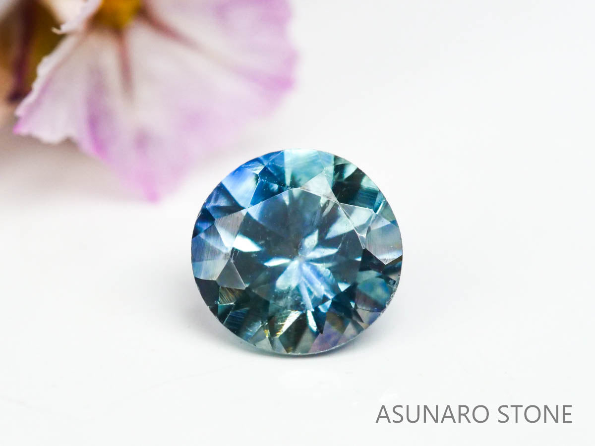 モンタナサファイア　ラウンドカット　アメリカ産　0.34ct【220819-442】