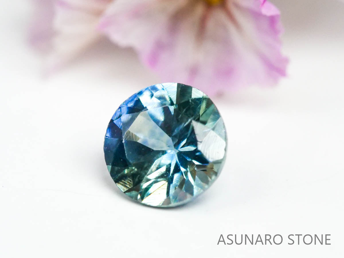 モンタナサファイア　ラウンドカット　アメリカ産　0.34ct【220819-442】