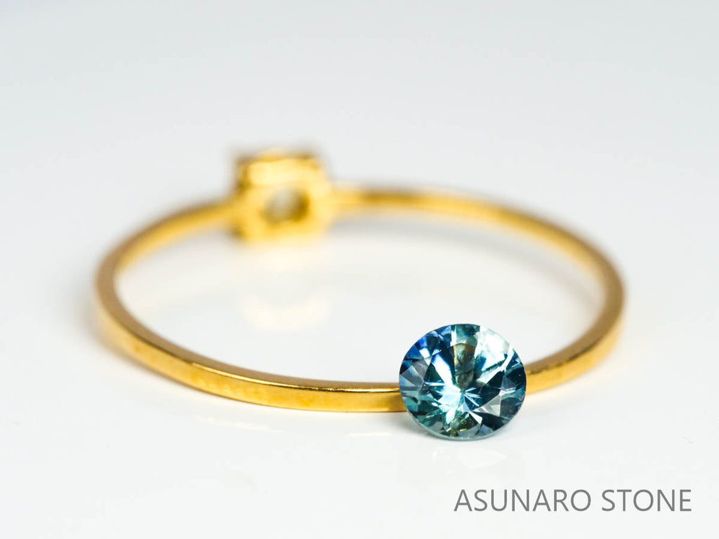 モンタナサファイア　ラウンドカット　アメリカ産　0.34ct【220819-442】