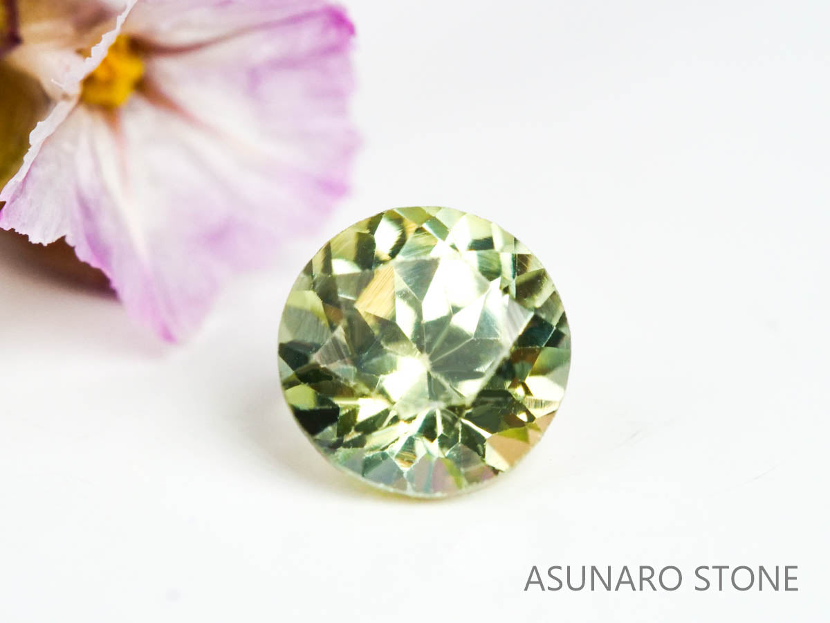 モンタナサファイア　ラウンドカット　アメリカ産　0.38ct【220819-443】