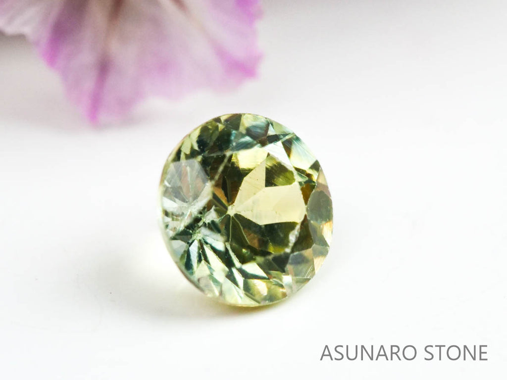 モンタナサファイア　ラウンドカット　アメリカ産　0.38ct【220819-443】