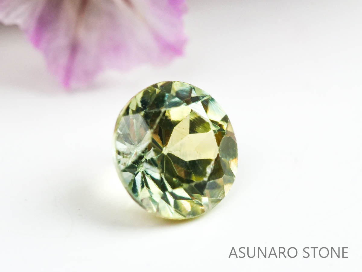 モンタナサファイア　ラウンドカット　アメリカ産　0.38ct【220819-443】