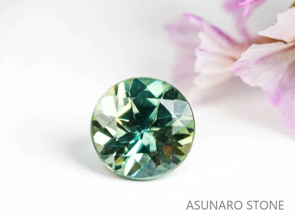 モンタナサファイア　ラウンドカット　アメリカ産　0.37ct【220819-452】