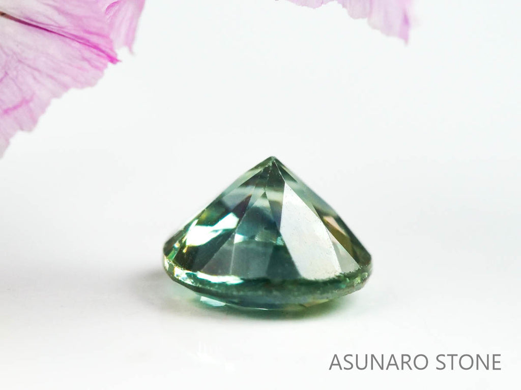 モンタナサファイア　ラウンドカット　アメリカ産　0.37ct【220819-452】