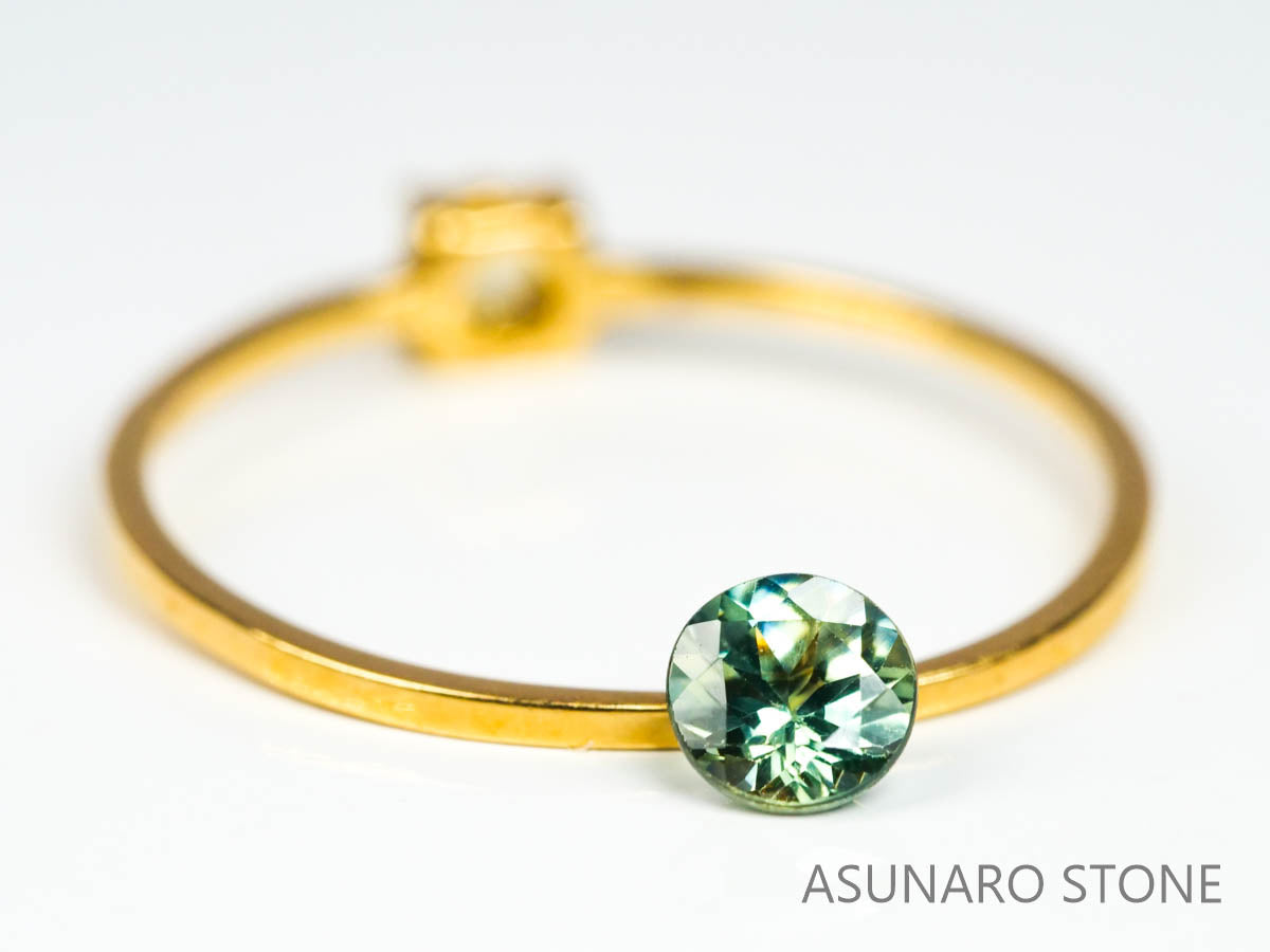 モンタナサファイア　ラウンドカット　アメリカ産　0.37ct【220819-452】