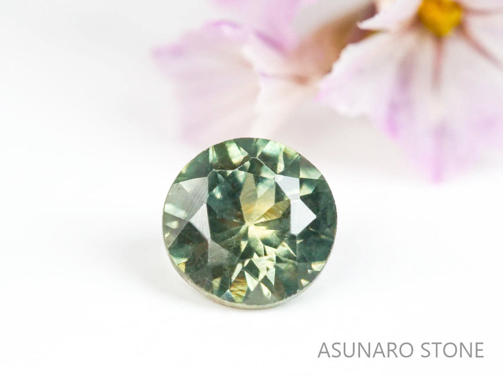 モンタナサファイア　ラウンドカット　アメリカ産　0.35ct【220819-453】