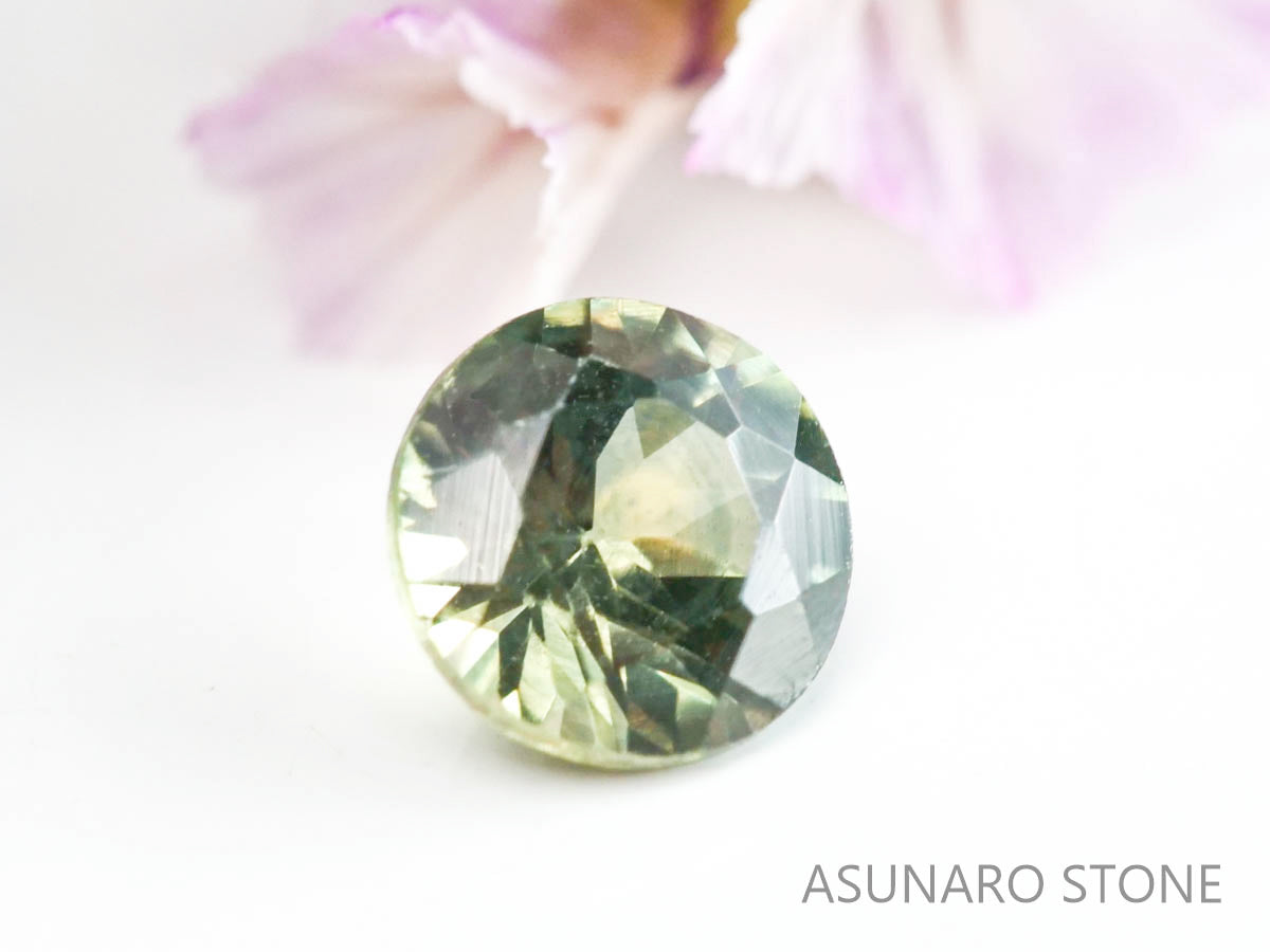 モンタナサファイア　ラウンドカット　アメリカ産　0.35ct【220819-453】