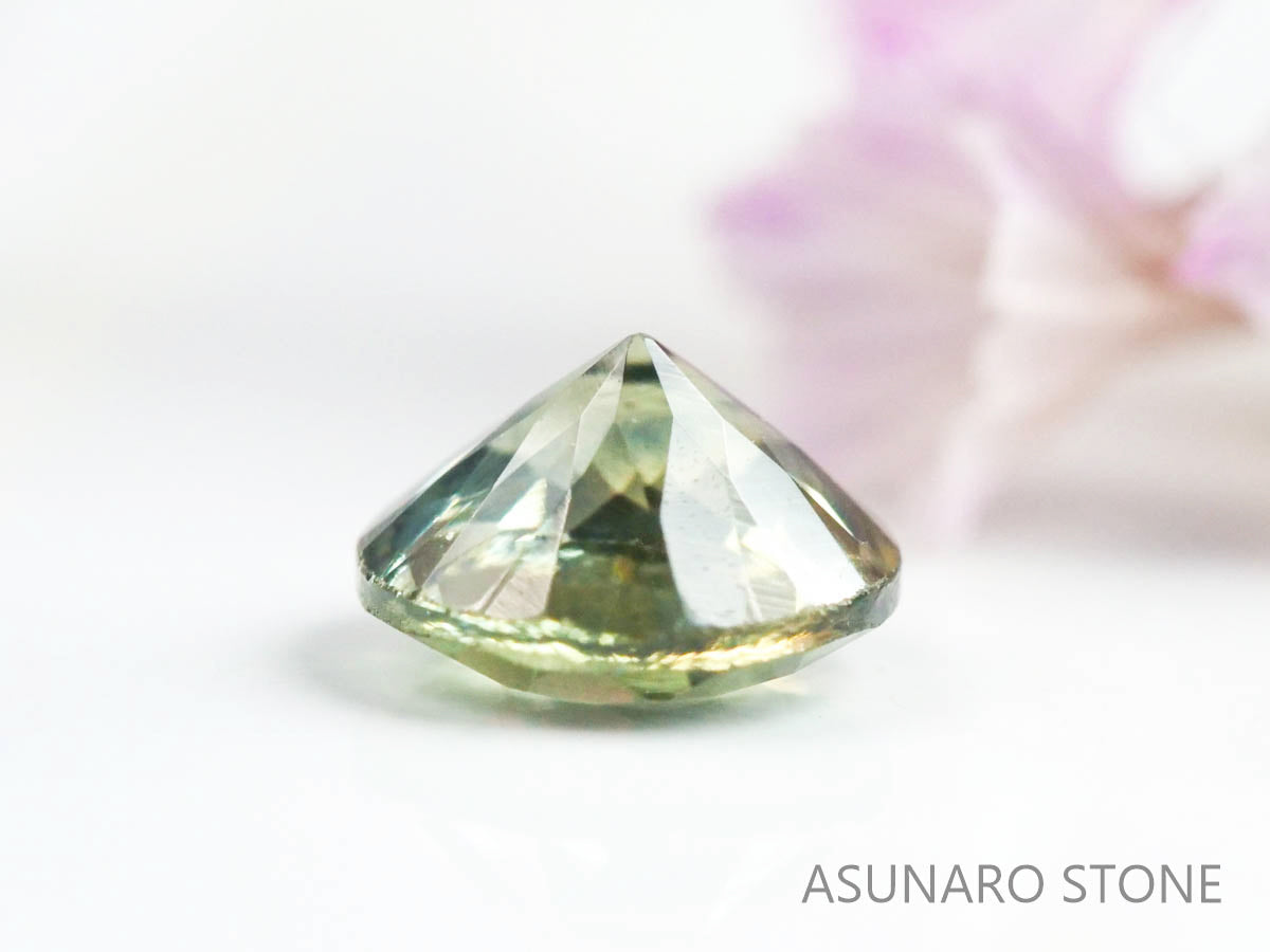 モンタナサファイア　ラウンドカット　アメリカ産　0.35ct【220819-453】