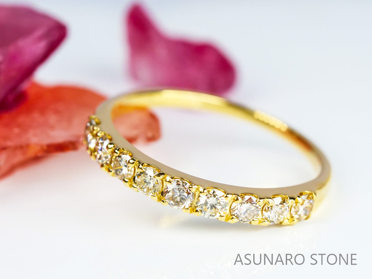 お仕立て用】空枠番号：S9A 2.5mm用 リング枠 ハーフエタニティ