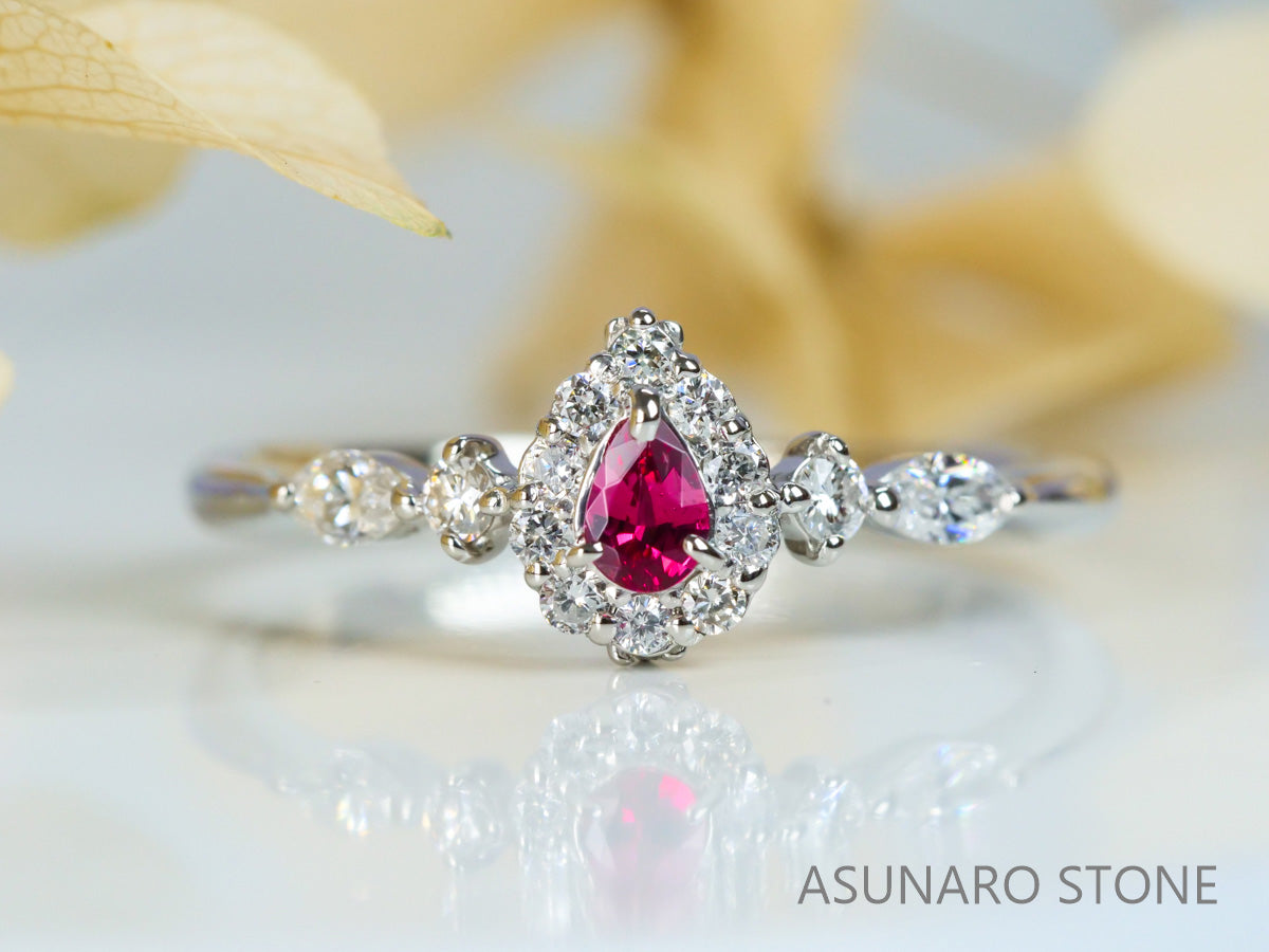 【お仕立て用】空枠番号：551G　3.5×2.5mm用　リング枠　取り巻き【オーダージュエリー用】