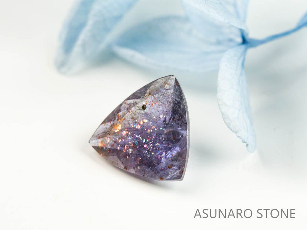 ブラッドショットアイオライト　トリリアントカット 　インド産　　1.52ct【220728-991】