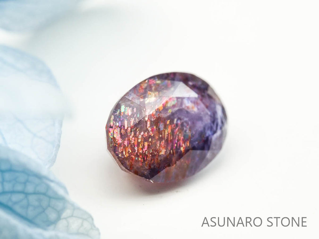 ブラッドショットアイオライト　オーバルカット 　インド産　　1.14ct【220728-992】