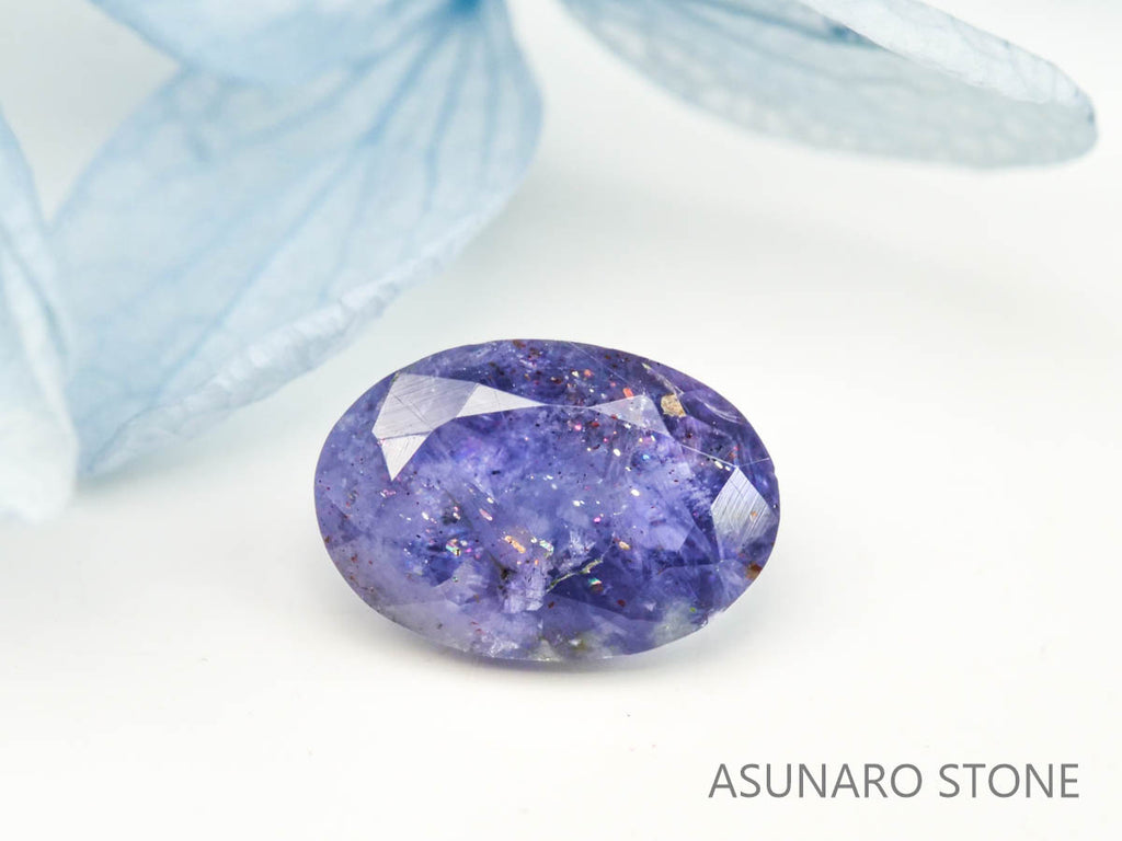 ブラッドショットアイオライト　オーバルカット 　インド産　　0.91ct【220728-994】