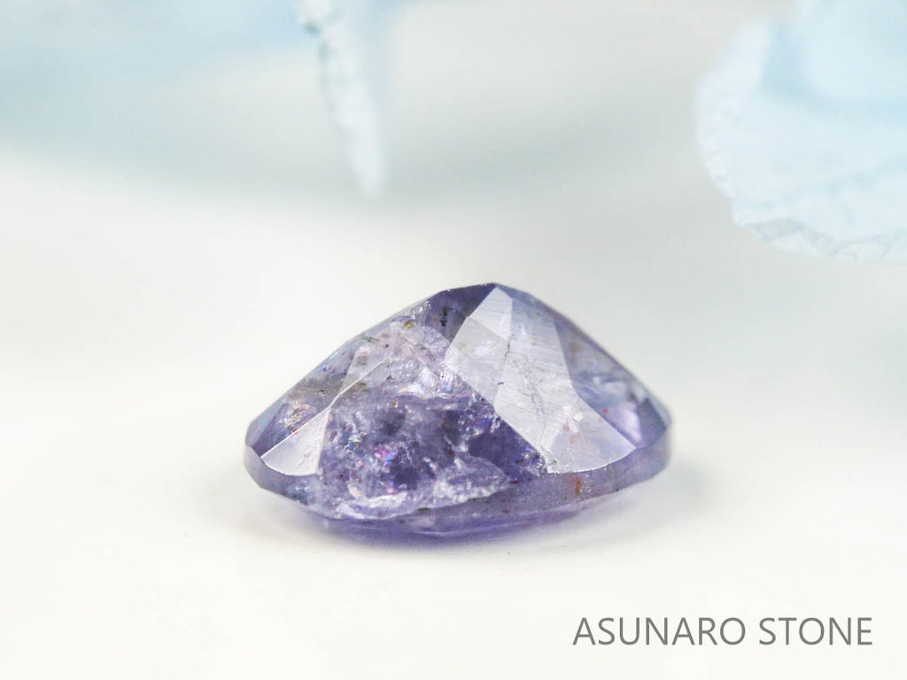 ブラッドショットアイオライト　オーバルカット 　インド産　　0.91ct【220728-994】