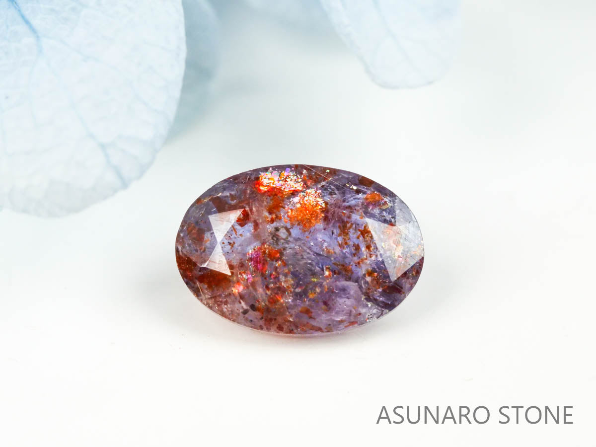 ブラッドショットアイオライト　オーバルカット 　インド産　　1.72ct【220728-995】