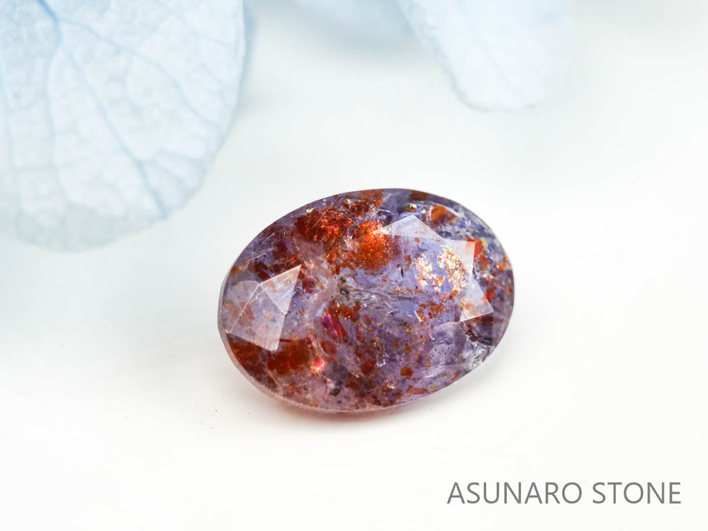 ブラッドショットアイオライト　オーバルカット 　インド産　　1.72ct【220728-995】