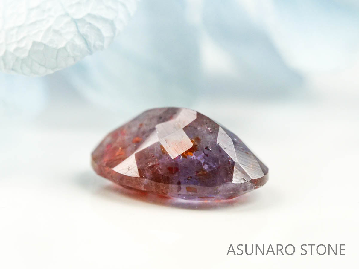 ブラッドショットアイオライト　オーバルカット 　インド産　　1.72ct【220728-995】