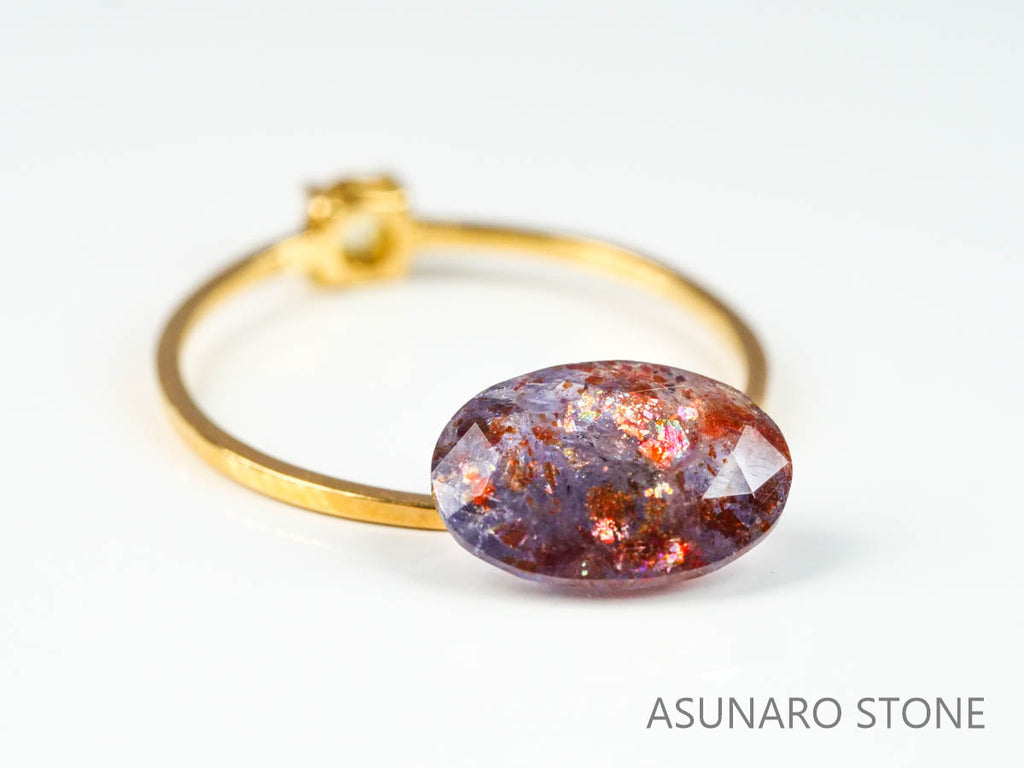 ブラッドショットアイオライト　オーバルカット 　インド産　　1.72ct【220728-995】