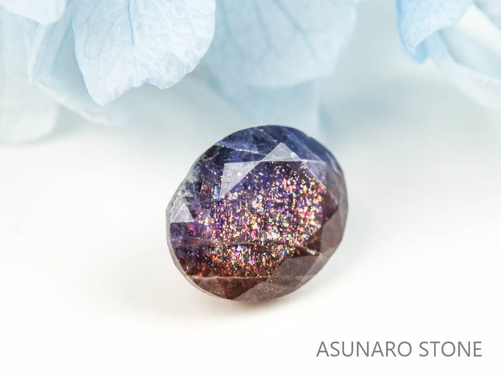 ブラッドショットアイオライト　オーバルカット 　インド産　　1.57ct【220728-996】