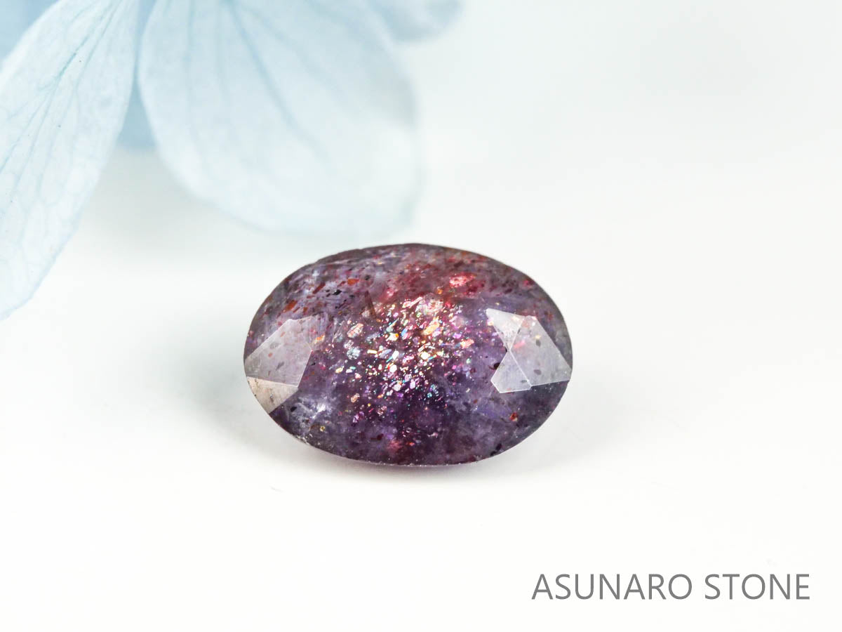 ブラッドショットアイオライト　オーバルカット 　インド産　　0.67ct【220728-998】