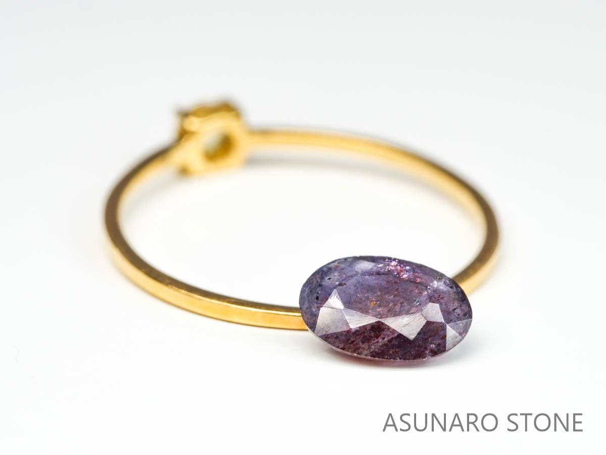 ブラッドショットアイオライト　オーバルカット 　インド産　　0.67ct【220728-998】