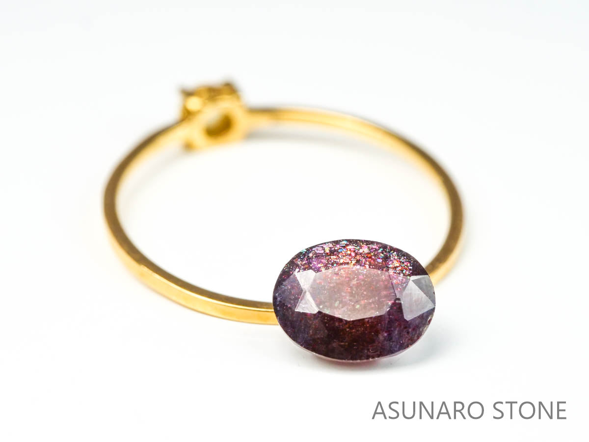 ブラッドショットアイオライト　オーバルカット 　インド産　　1.11ct【220728-999】