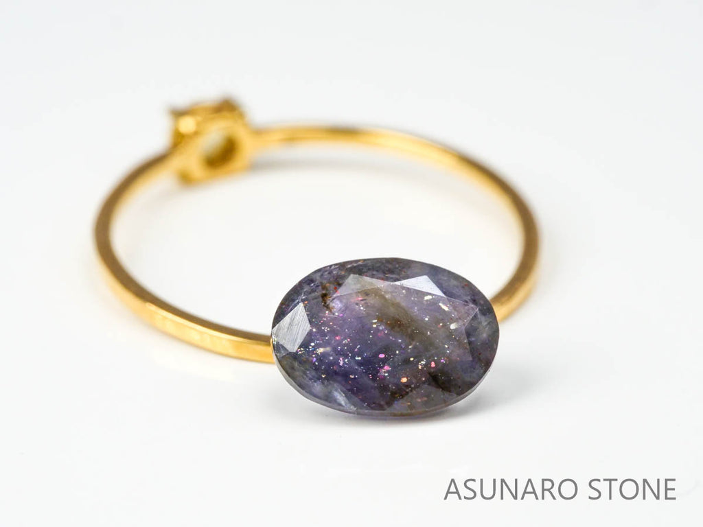 ブラッドショットアイオライト　オーバルカット 　インド産　　1.38ct【220728-1001】