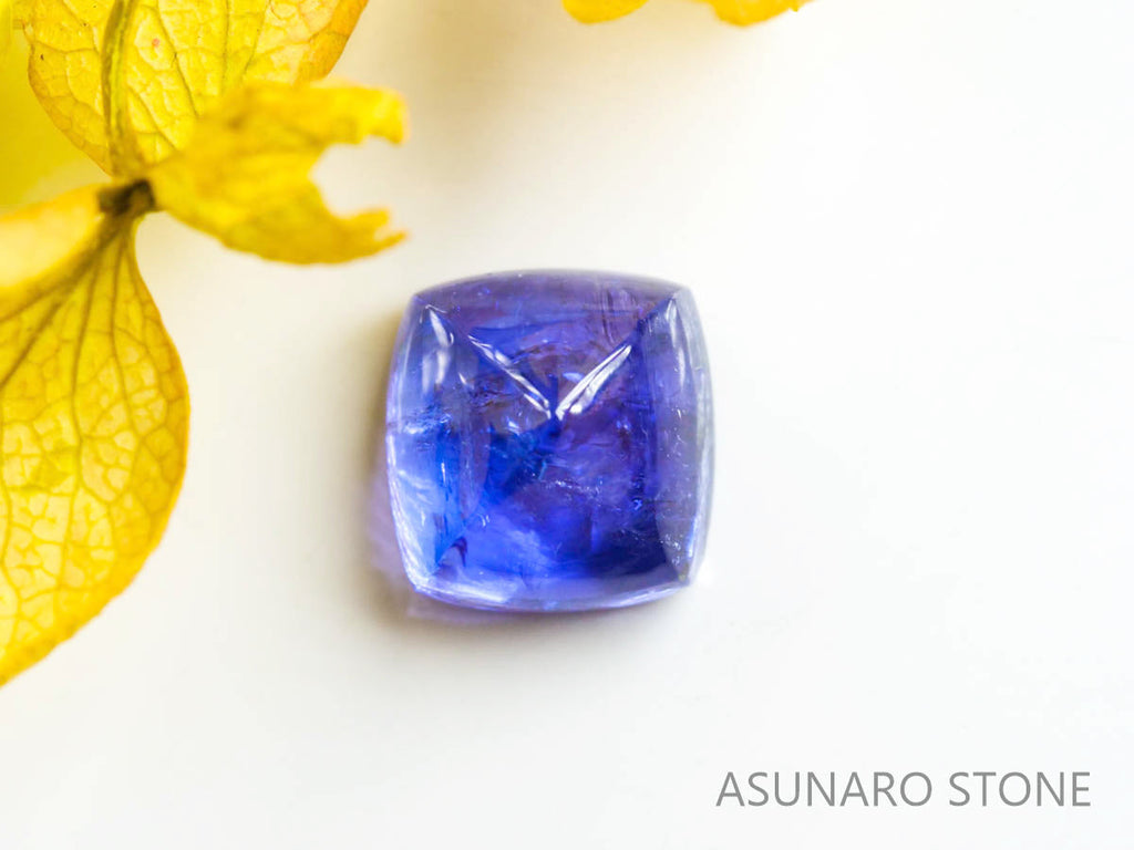 タンザナイト  シュガーローフカット　タンザニア産　　3.35ct【220803-1005】