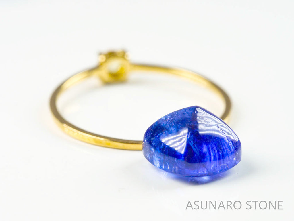 タンザナイト  シュガーローフカット　タンザニア産　　3.63ct【220803-1007】