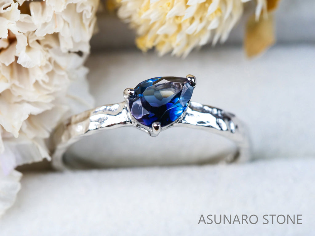 【お仕立て用】空枠番号：2941C　約2.3mm幅　槌目　リング枠　ダイヤなし【オーダージュエリー用】