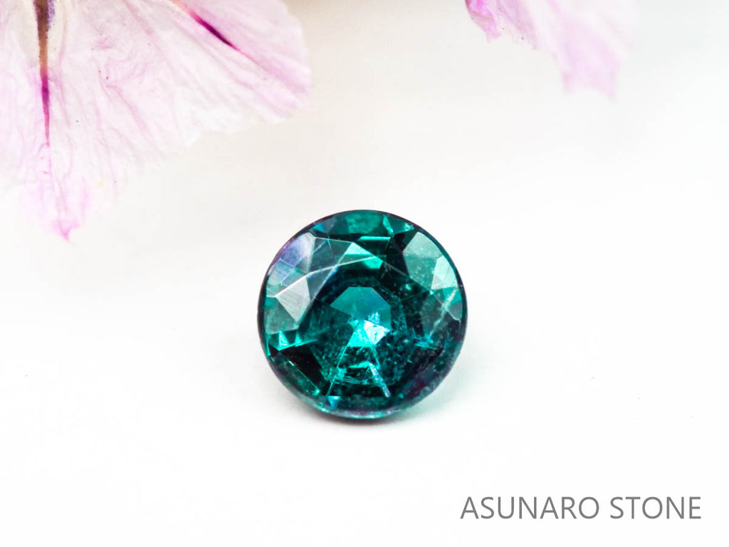 アレキサンドライト　ラウンドカット　 ブラジル産　0.09ct【220801-1010】