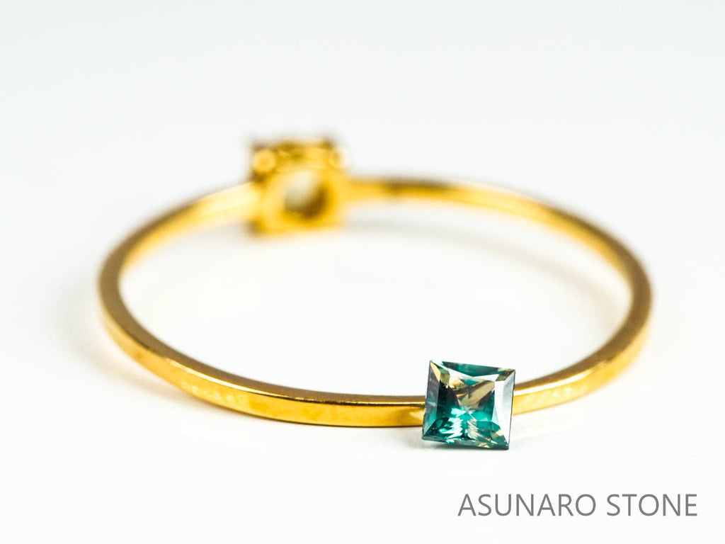 アレキサンドライト　プリンセスカット　 ブラジル産　0.12ct【220801-1013】