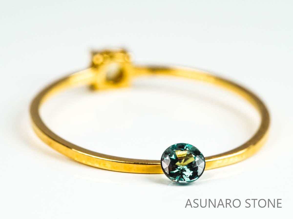 アレキサンドライト　ラウンドカット　 ブラジル産　0.15ct【220801-1014】