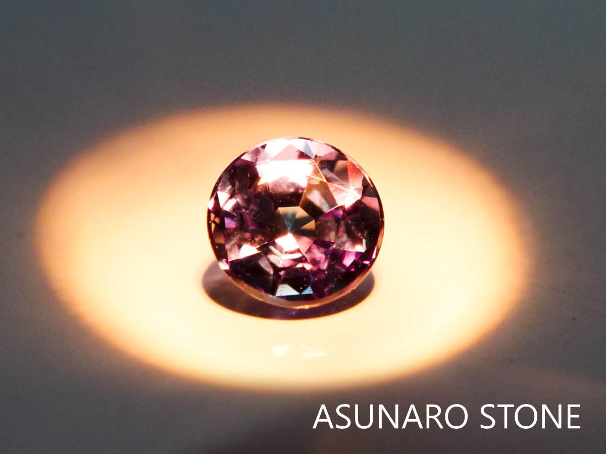 アレキサンドライト　ラウンドカット　 ブラジル産　0.15ct【220801-1014】