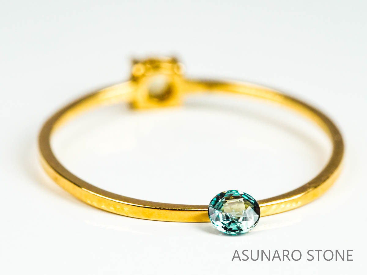 アレキサンドライト　ラウンドカット　 ブラジル産　0.09ct【220801-1015】