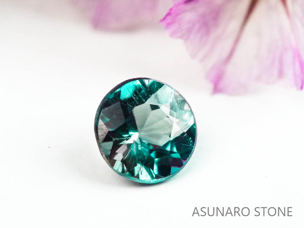 アレキサンドライト　ラウンドカット　 ブラジル産　0.12ct【220801-1017】