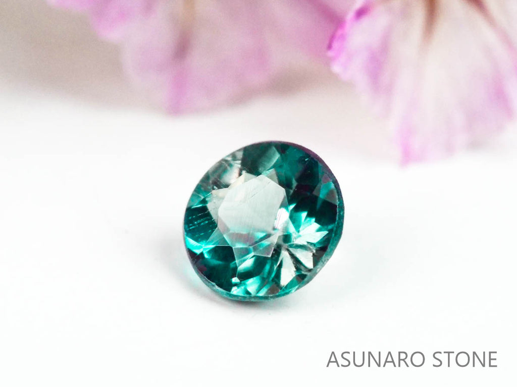 アレキサンドライト　ラウンドカット　 ブラジル産　0.12ct【220801-1017】