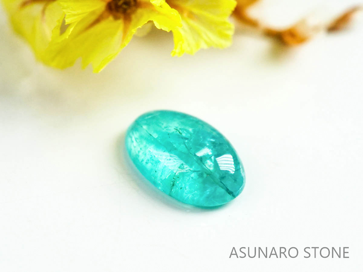 パライバトルマリン　カボション　ブラジル産　0.20ct   【220727-1018】