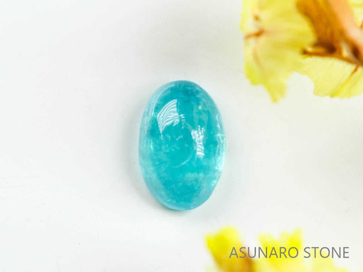 パライバトルマリン　カボション　ブラジル産　0.50ct   【220727-1021】