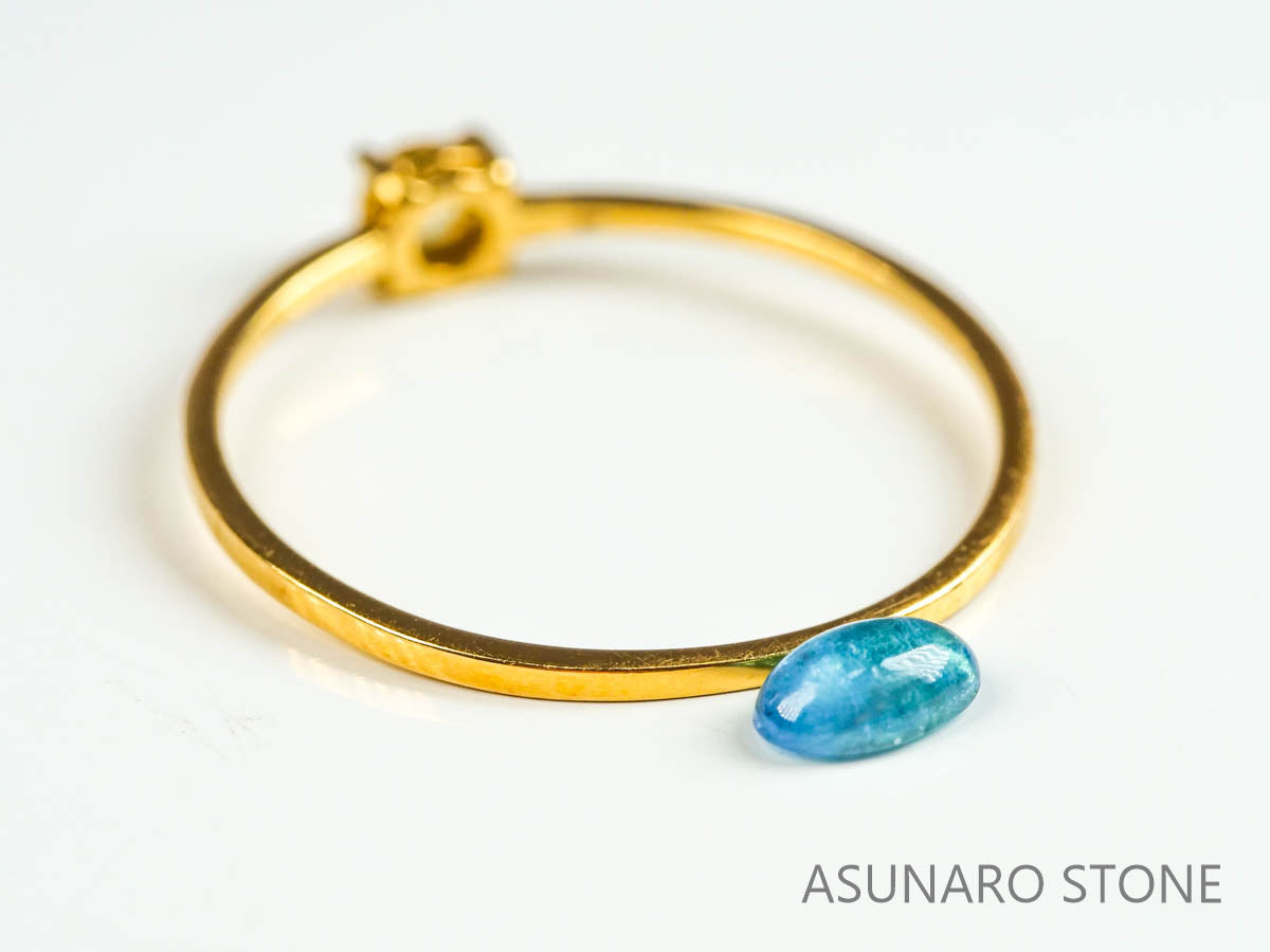 パライバトルマリン　カボション　ブラジル産　0.27ct   【220727-1022】