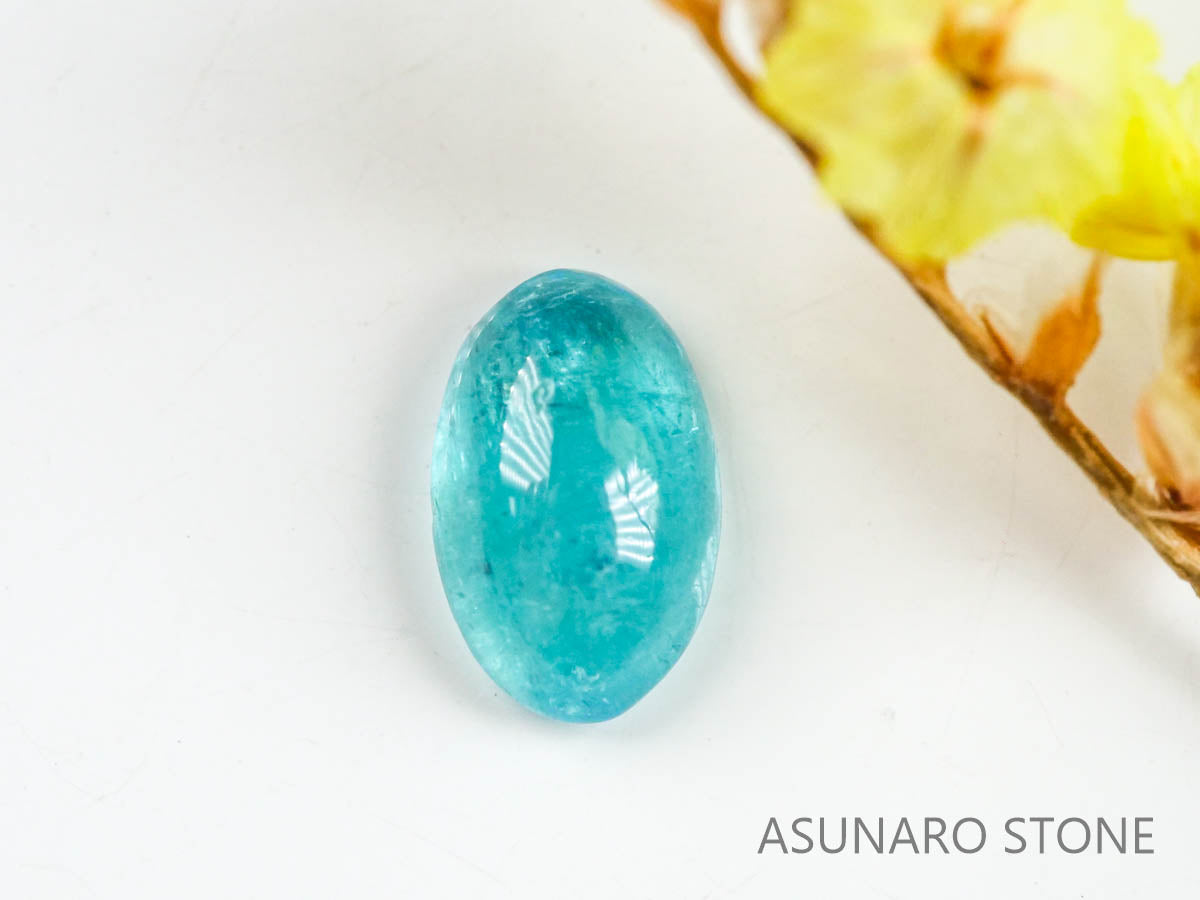 パライバトルマリン　カボション　ブラジル産　0.39ct   【220727-1023】