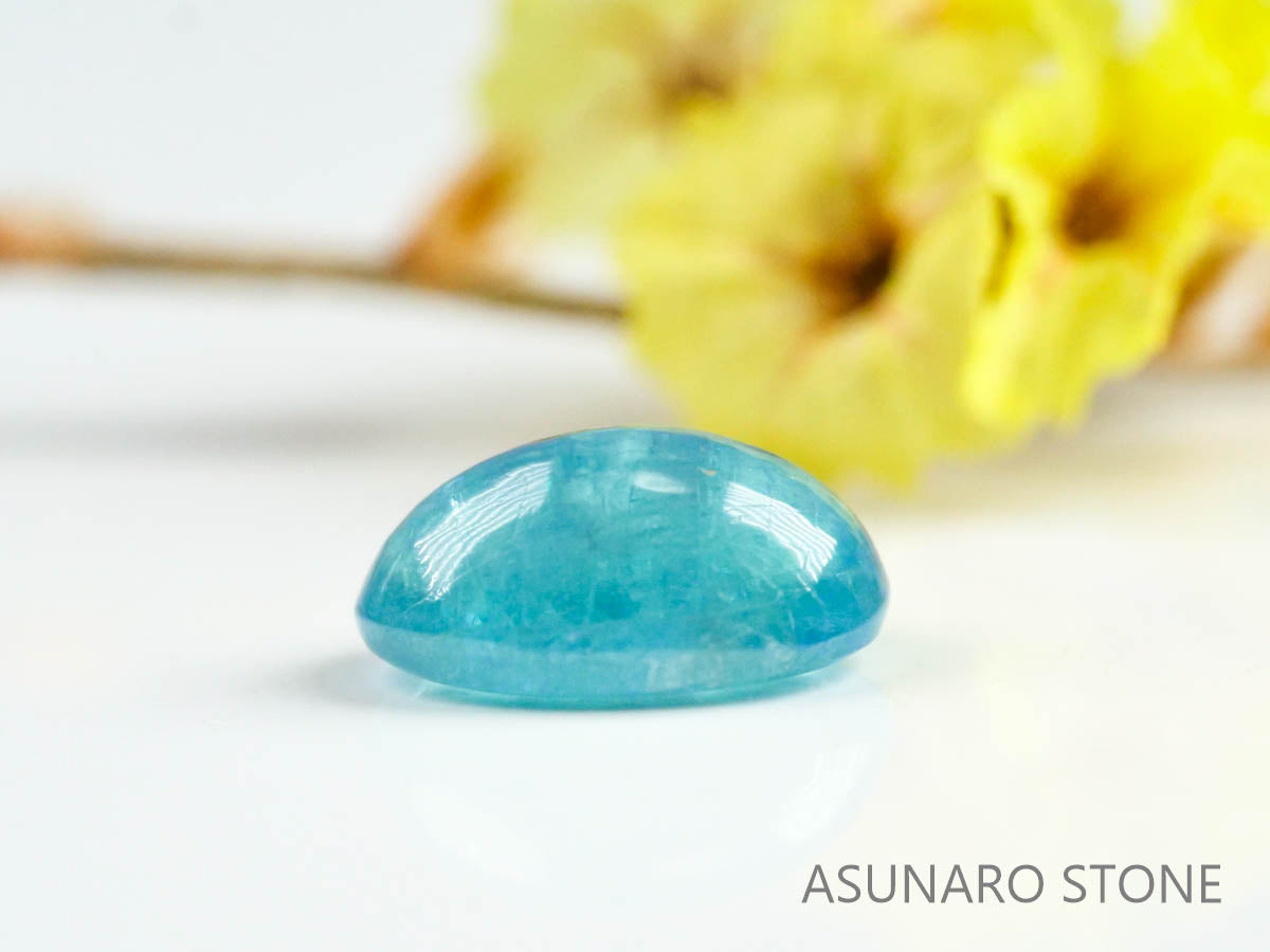 パライバトルマリン　カボション　ブラジル産　0.54ct   【220727-1024】