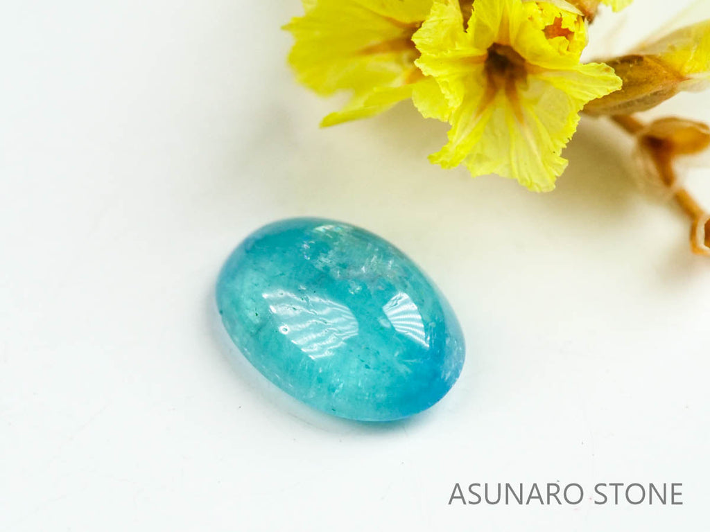 パライバトルマリン　カボション　ブラジル産　0.37ct   【220727-1025】