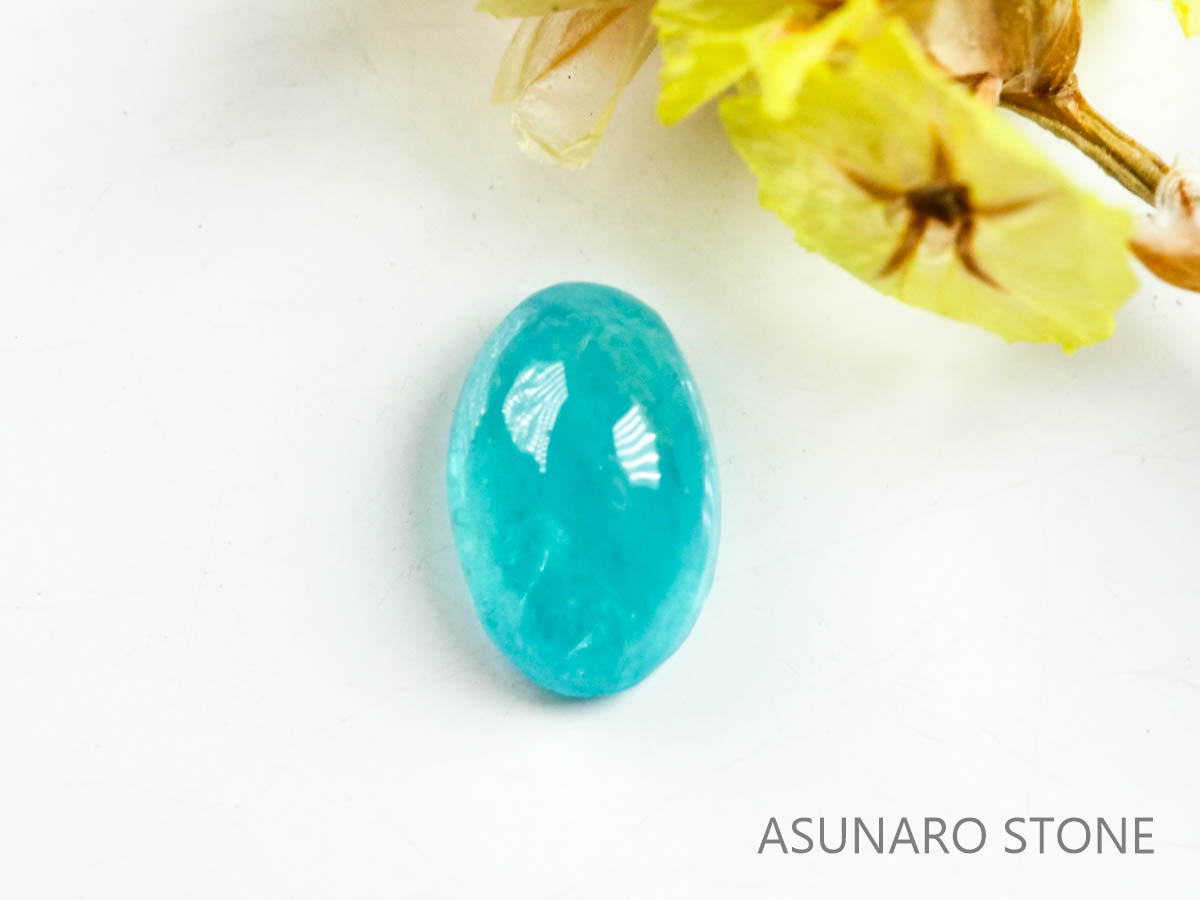 パライバトルマリン　カボション　ブラジル産　0.43ct   【220727-1028】