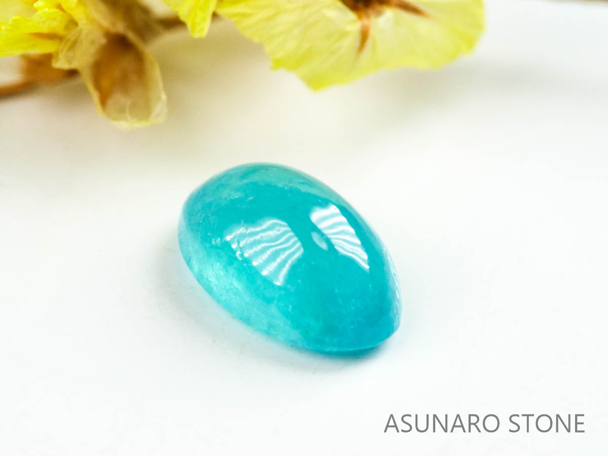 パライバトルマリン　カボション　ブラジル産　0.43ct   【220727-1028】