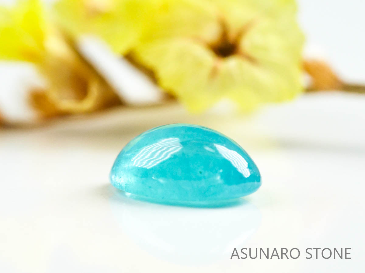 パライバトルマリン　カボション　ブラジル産　0.43ct   【220727-1028】