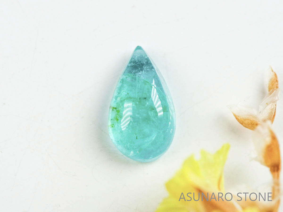 パライバトルマリン　カボション　ブラジル産　0.22ct   【220727-1029】