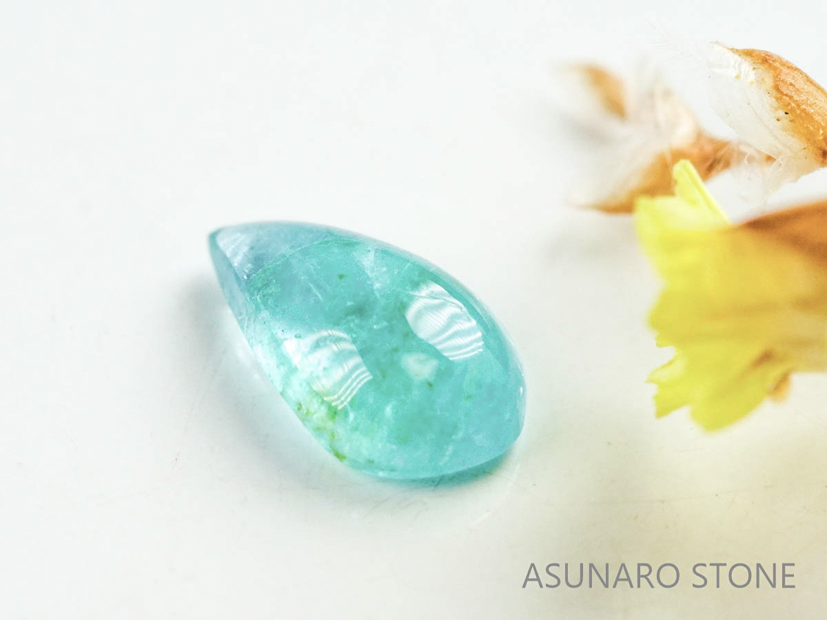 パライバトルマリン　カボション　ブラジル産　0.22ct   【220727-1029】