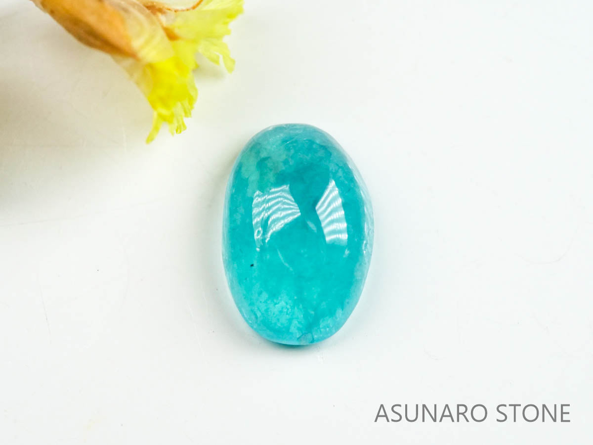 パライバトルマリン　カボション　ブラジル産　0.42ct   【220727-1031】