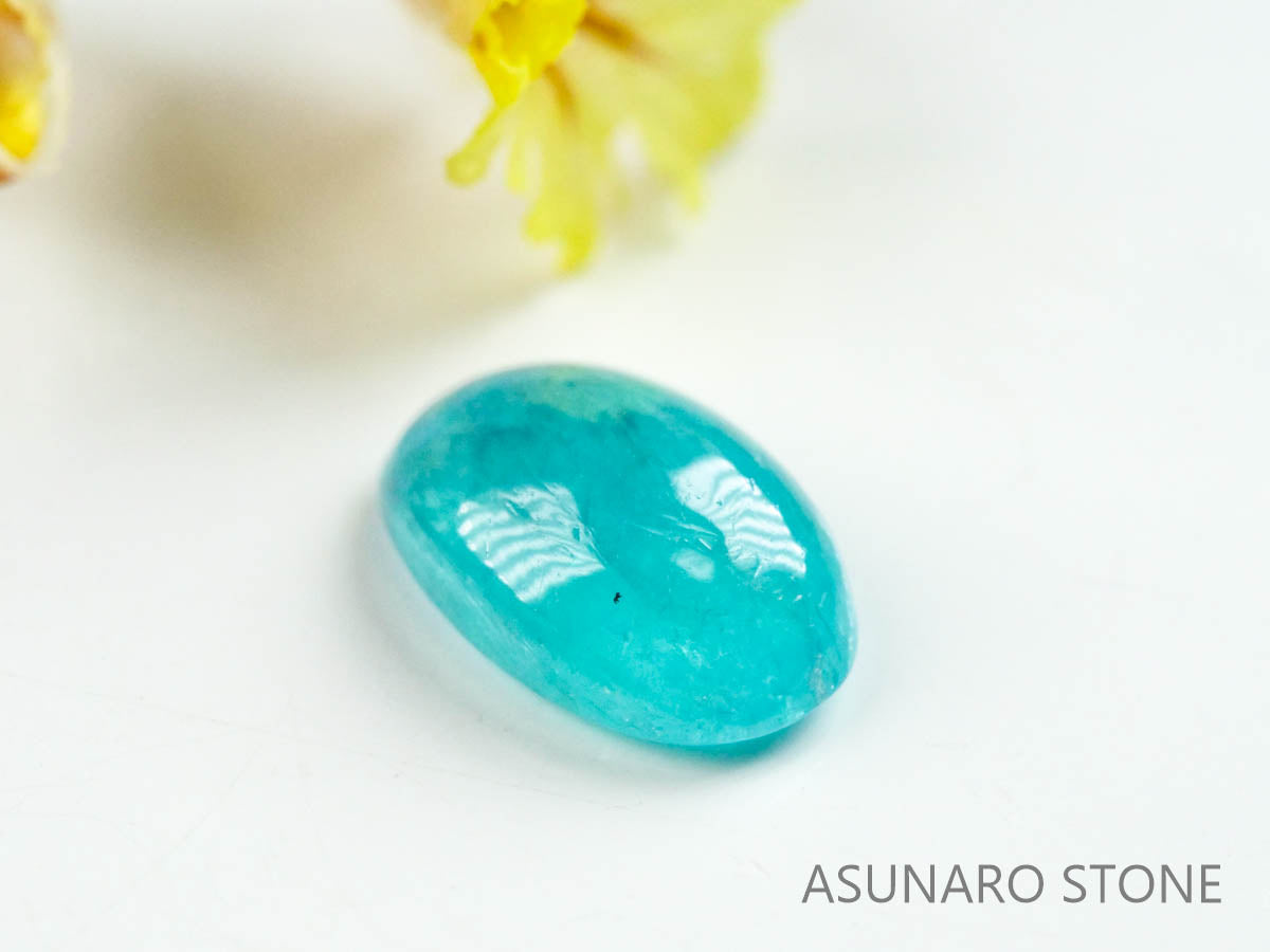 パライバトルマリン　カボション　ブラジル産　0.42ct   【220727-1031】